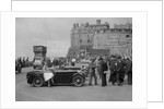 Kitty Brunell and her MG Magna on Castle Esplanade, Edinburgh, RSAC Scottish Rally, 1932 by Bill Brunell