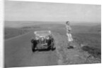 Kitty Brunell and her MG Magna at the RSAC Scottish Rally, 1932 by Bill Brunell