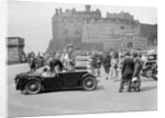 Kitty Brunell and her MG Magna on Castle Esplanade, Edinburgh, RSAC Scottish Rally, 1932 by Bill Brunell