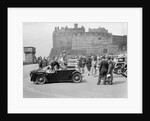 Kitty Brunell and her MG Magna on Castle Esplanade, Edinburgh, RSAC Scottish Rally, 1932 by Bill Brunell