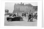 Kitty Brunell and her MG Magna on Castle Esplanade, Edinburgh, RSAC Scottish Rally, 1932 by Bill Brunell