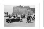 Kitty Brunell and her MG Magna on Castle Esplanade, Edinburgh, RSAC Scottish Rally, 1932 by Bill Brunell