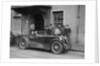 Kitty Brunell in her MG Magna outside the Stag Hotel, Edinburgh, RSAC Scottish Rally, 1932 by Bill Brunell