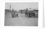 Right: Darracq Vehicle Reg. No.  CT529. . Left: Unidentified motorcycle by Bill Brunell