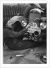 Kitty Brunell working on her Singer Junior, Monte Carlo Rally, 1928 by Bill Brunell