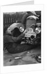 Kitty Brunell working on her Singer Junior, Monte Carlo Rally, 1928 by Bill Brunell