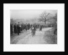 Unidentified motorcycle at an early motoring trial, pre 1914. by Bill Brunell