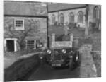 Talbot 14/45 tourer on the packhorse bridge, Altarnun, Cornwall, c1930 by Bill Brunell