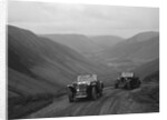 MG PA and Morris 8 tourer competing in the MG Car Club Abingdon Trial/Rally, 1939 by Bill Brunell