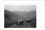 MG PA and Morris 8 tourer competing in the MG Car Club Abingdon Trial/Rally, 1939 by Bill Brunell
