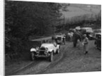 HRG of MH Lawson amd MG TA of Maurice Toulmin at the MG Car Club Abingdon Trial/Rally, 1939 by Bill Brunell