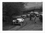 HRG of MH Lawson amd MG TA of Maurice Toulmin at the MG Car Club Abingdon Trial/Rally, 1939 by Bill Brunell