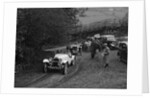 HRG of MH Lawson amd MG TA of Maurice Toulmin at the MG Car Club Abingdon Trial/Rally, 1939 by Bill Brunell