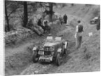 MG J2 of Kenneth Evans competing in the MG Car Club Abingdon Trial/Rally, 1939 by Bill Brunell