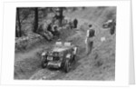 MG J2 of Kenneth Evans competing in the MG Car Club Abingdon Trial/Rally, 1939 by Bill Brunell