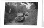 Two Standards competing in a Standard Car Club trial, late 1930s by Bill Brunell