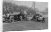 AC 4-seater tourer of Kitty Brunell and a Wolseley Hornet at the RAC Rally, 1933 by Bill Brunell