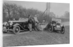 AC 4-seater tourer of Kitty Brunell and a Wolseley Hornet at the RAC Rally, 1933 by Bill Brunell