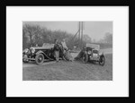 AC 4-seater tourer of Kitty Brunell and a Wolseley Hornet at the RAC Rally, 1933 by Bill Brunell