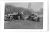 AC 4-seater tourer of Kitty Brunell and a Wolseley Hornet at the RAC Rally, 1933 by Bill Brunell