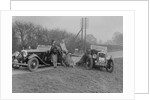 AC 4-seater tourer of Kitty Brunell and a Wolseley Hornet at the RAC Rally, 1933 by Bill Brunell
