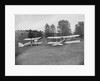 Blackburn Bluebird Mk 4 and De Havilland DH60 Moth at the Oxford Speed Trials, c1930 by Bill Brunell