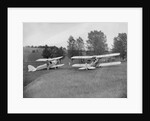 Blackburn Bluebird Mk 4 and De Havilland DH60 Moth at the Oxford Speed Trials, c1930 by Bill Brunell