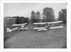 Blackburn Bluebird Mk 4 and De Havilland DH60 Moth at the Oxford Speed Trials, c1930 by Bill Brunell