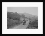 493 cc Triumphs of L Crisp and KP Jones competing in E&DMC Scottish 6 Days Trial, 1933. by Bill Brunell