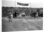 Austin Swallow of Mrs A Stanley at the finish of the Middlesex County AC Hill Climb, c1930 by Bill Brunell