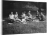 Enjoying a picnic at the Middlesex County AC Hill Climb, c1930 by Bill Brunell