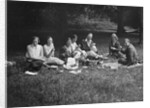 Enjoying a picnic at the Middlesex County AC Hill Climb, c1930 by Bill Brunell