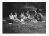 Enjoying a picnic at the Middlesex County AC Hill Climb, c1930 by Bill Brunell