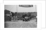 Star of AC Desch at the finish of the Middlesex County AC Hill Climb, c1930 by Bill Brunell