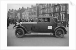 Talbot 14-45 sportsman's coupe of RG Roberts at the Southport Rally, 1928 by Bill Brunell