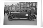 Talbot 14-45 sportsman's coupe of RG Roberts at the Southport Rally, 1928 by Bill Brunell