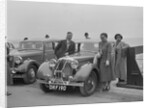 Jaguar SS of RE Sandland at the Blackpool Rally, 1936 by Bill Brunell