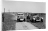 MG 18/80 of Mrs R Gough and Bianchi of Kitty Brunell at the B&HMC Brighton Motor Rally, 1930 by Bill Brunell