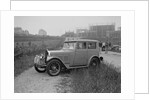 Wolseley Hornet saloon of DEM Douglas-Morris at the B&HMC Brighton Motor Rally, 1930 by Bill Brunell