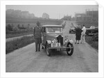 Wolseley Hornet saloon of DEM Douglas-Morris at the B&HMC Brighton Motor Rally, 1930 by Bill Brunell