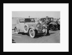 Alvis of Henken Widengren at the B&HMC Brighton Motor Rally, Brighton, Sussex, 1930 by Bill Brunell