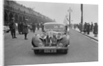 Jaguar SS of Elsie Wisdom at the RAC Rally, Brighton, Sussex, 1939 by Bill Brunell