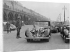Jaguar SS of TH Bridgewater at the RAC Rally, Brighton, Sussex, 1939 by Bill Brunell