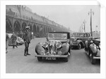 Jaguar SS of TH Bridgewater at the RAC Rally, Brighton, Sussex, 1939 by Bill Brunell