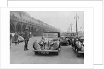 Jaguar SS of TH Bridgewater at the RAC Rally, Brighton, Sussex, 1939 by Bill Brunell