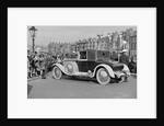 Hispano-Suiza 30 hp of M Graham-White at the Southport Rally, 1928 by Bill Brunell