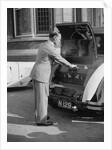 W Arnold with his Bentley at the Southport Rally, 1928 by Bill Brunell