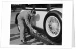 W Arnold with his Bentley at the Southport Rally, 1928 by Bill Brunell