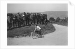 Motorcycle competing in the South Wales Auto Club Caerphilly Hillclimb, Wales, pre 1915. by Bill Brunell