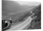 Kitty Brunell with a Vauxhall, Cwm Hirnant, Bala, Gwynedd, Wales, c1930s by Bill Brunell